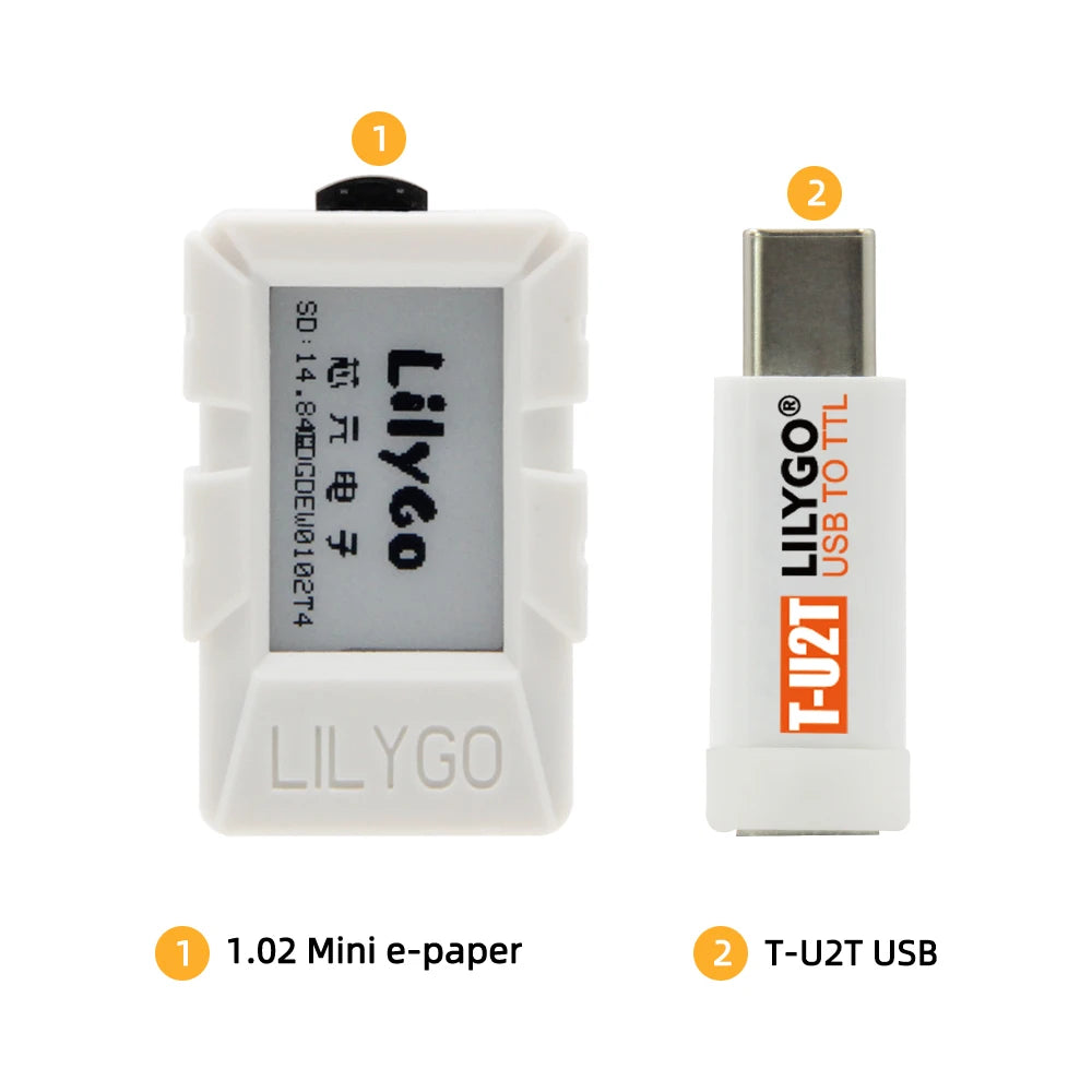 LILYGO® TTGO Mini E-Paper Core ESP32 1.02 Inch Display ESP32 PICO Wireless Wifi BLE Module Development Board TF With ABS Shell