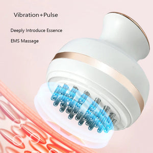EMS Electric Head Massager Wireless Scalp Massage Promote Hair Growth - Stereotech