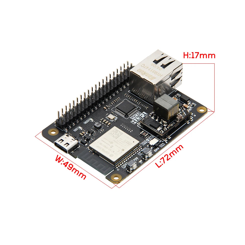 LILYGO® T-ETH-ELite ESP32-S3 Ethernet Development Board W5500 Module Scalable T-SX1302 LoRa Gateway LoRa GPS PCIE LTE Shield