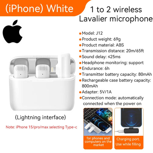 Professional Portable 20M Ulanzi Microphone - Stereotech