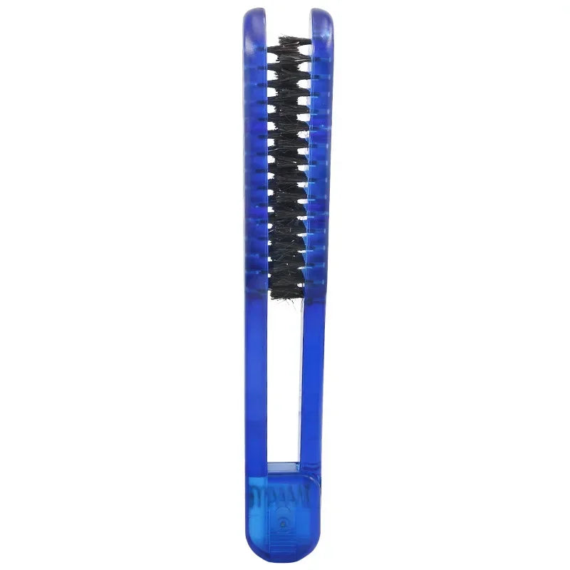New Pro Ceramic Straightening Comb Double Sided Hair Brush Clamp Hairdressing Natural Fibres Bristle Hair Comb Hairstylig Tool