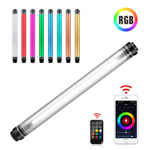 LUXCEO P7RGB PRO LED Video Light Wand Waterproof Lamp 8W RGB Tube APP Control 36000 Colors Photo Lighting Stick for Photography