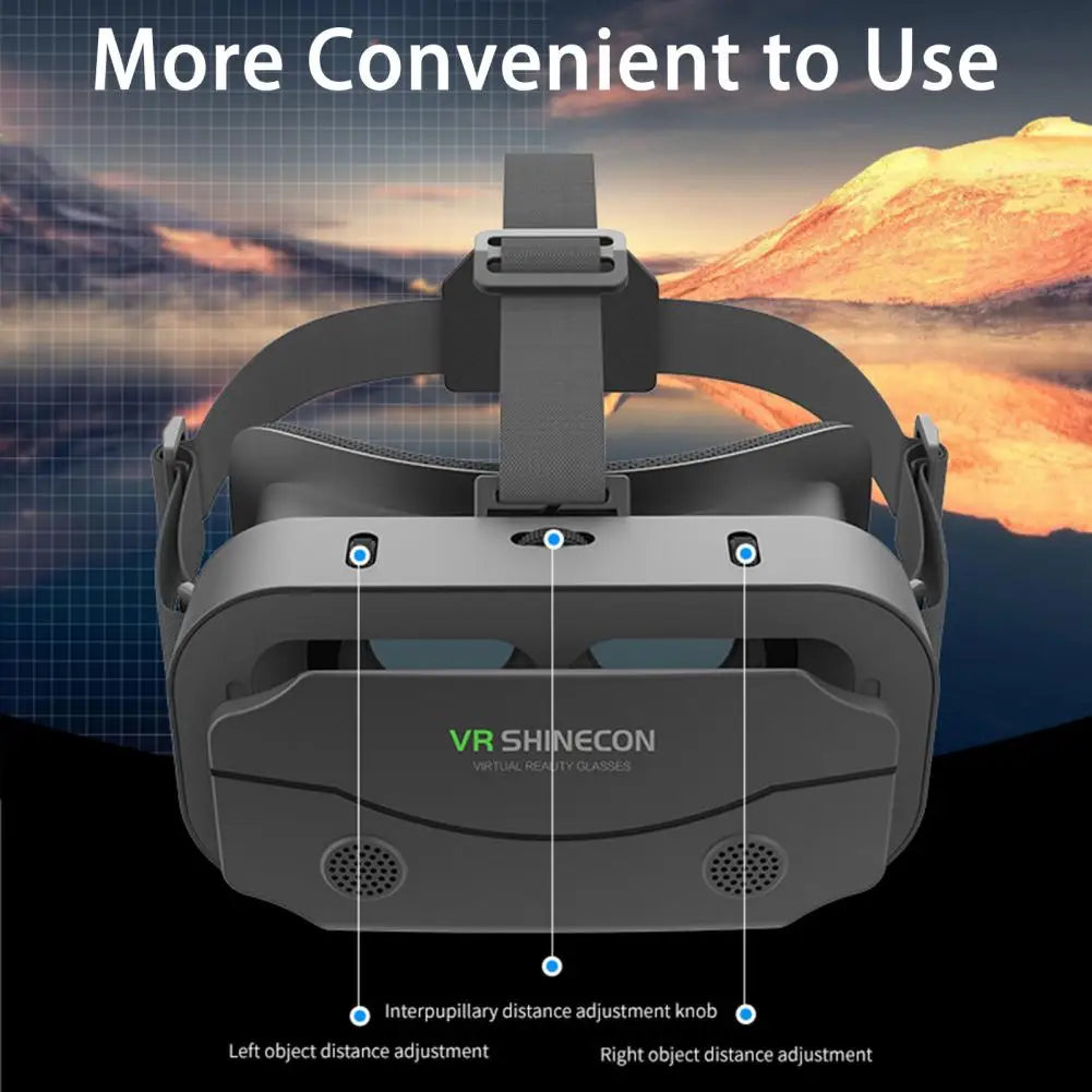 Head-mounted VR Glasses Headset Ergonomic Clear Image Professional Mobile Movie Games 3D Digital Immersion VR Glasses