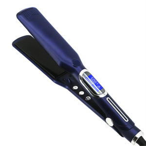 Professional Hair Straightener Titanium Plate Fast Heat Up 500F Flat Iron 2 in 1 Straightener and Curler Styling Tool