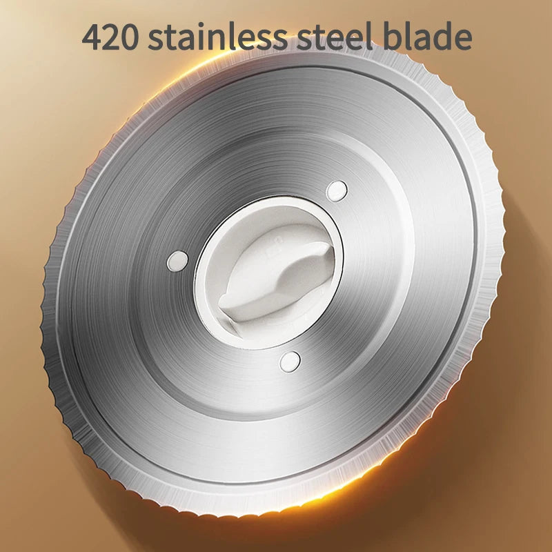 Home Electric Meat Slicer Cutting Beef Mutton Roll Vegetable Bread Machine Detachable Stainless Steel Knife Adjustable Thickness