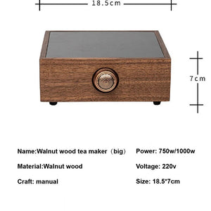 750W Electric Ceramic Stove Portable Tea Maker Automatic Keep Warm Electric Tea Stove 6 Gear Heating Stove Boiling Water Heater