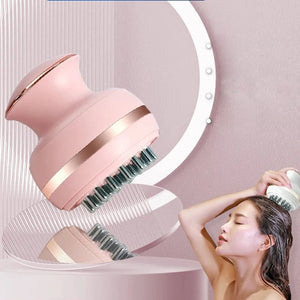 EMS Electric Head Massager Wireless Scalp Massage Promote Hair Growth - Stereotech