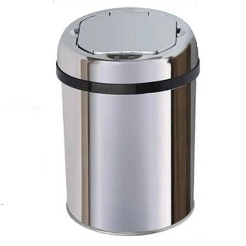 3 Liter Sensor Stainless Steel Dustbin Automatic Garbage Trash Can  Smart Waste Bin  Ash-bin Round Shape  Bathroom Accessories