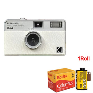 Original Kodak Camera EKTAR H35 Half Frame Camera 35mm Film Camera Reusable Film Camera With Flash Light Birthday Christmas Gift