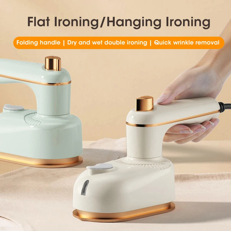 Mini Electric Irons Handheld Portable Home Travelling For Clothes Ironing T-Shirt Wet Dry Ironing Machine - Stereotech