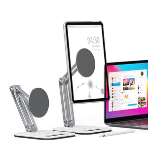 Metal Magnetic Tablet Stand Holder Pad Folddable Support for iPad Air Pro 12 Mini Xiaomi Samsung Accessories