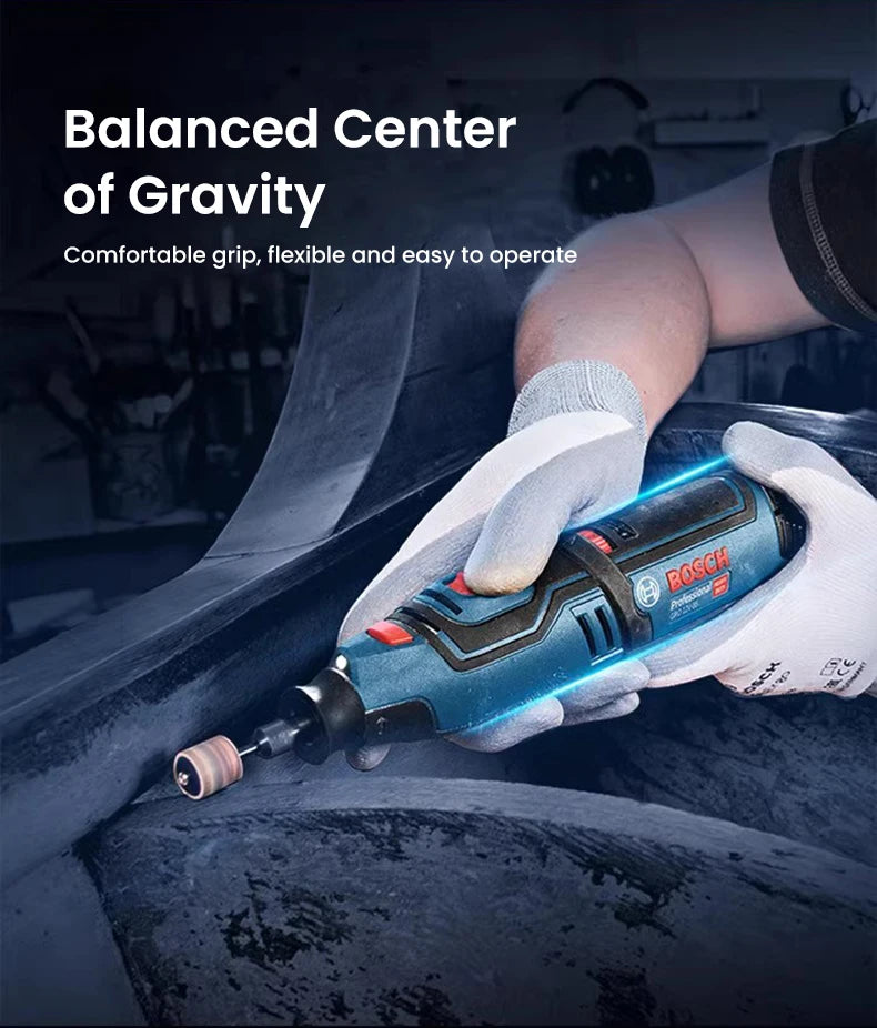 Bosch GRO 12V-35 Wireless Rotary Tool 12V 2.0Ah 3.0Ah Li-Battery Mini Electric Grinder Polishing Cutting Machine Electric Drill