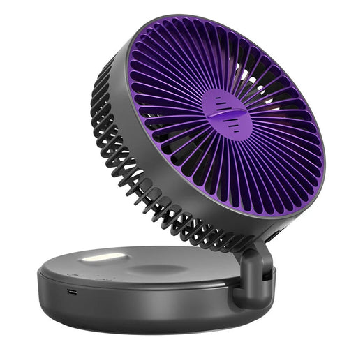 6 Inch Multifunctional Foldable Glow-in-the-dark Fan Desktop USB Mute