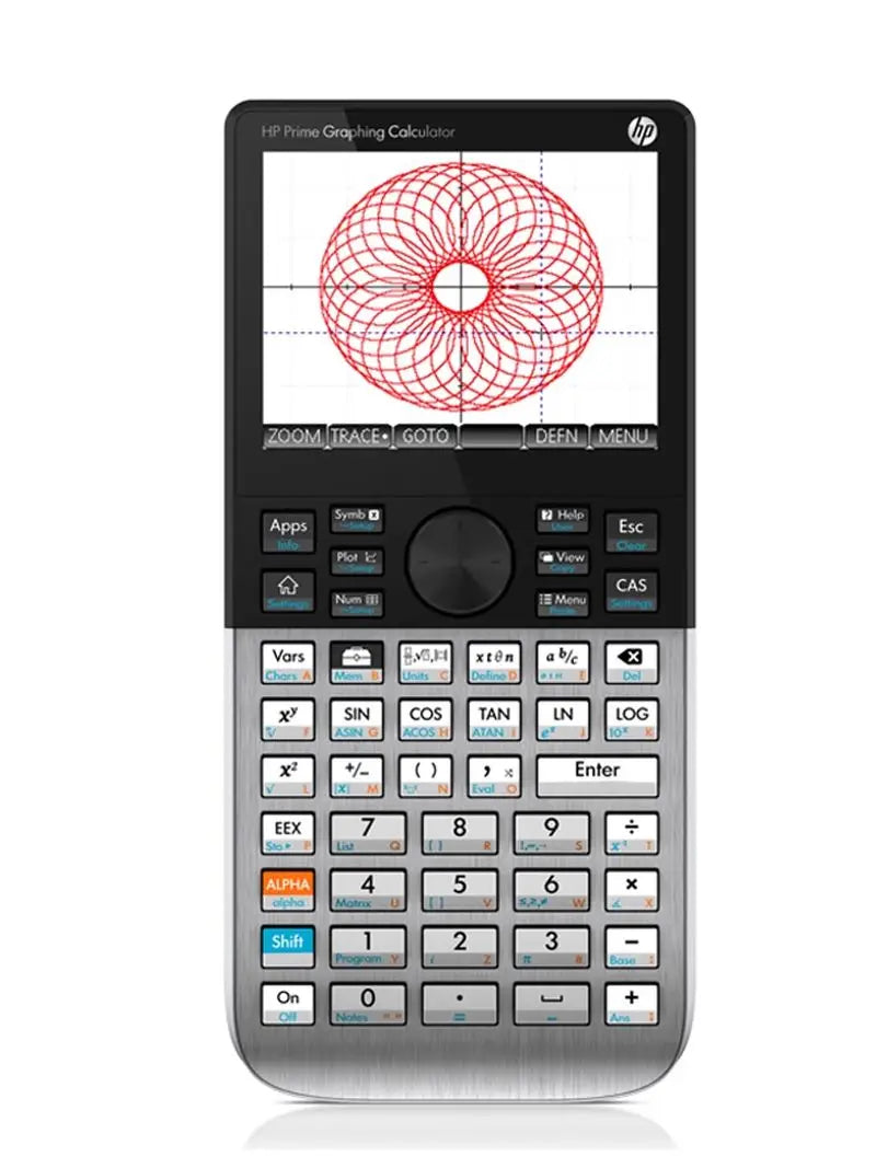 New Prime Calculator V-1 Prime 3.5-inch Touch Color Screen V-2 Graphic Calculator SAT/AP/IB Clear Calculator Teacher Supplies - Stereotech