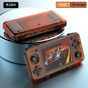 BOYHOM New R36H Retro Handheld Console Open-Source Linux System Classic Game Consoles 3.5 inch IPS Screen Portable Video Player