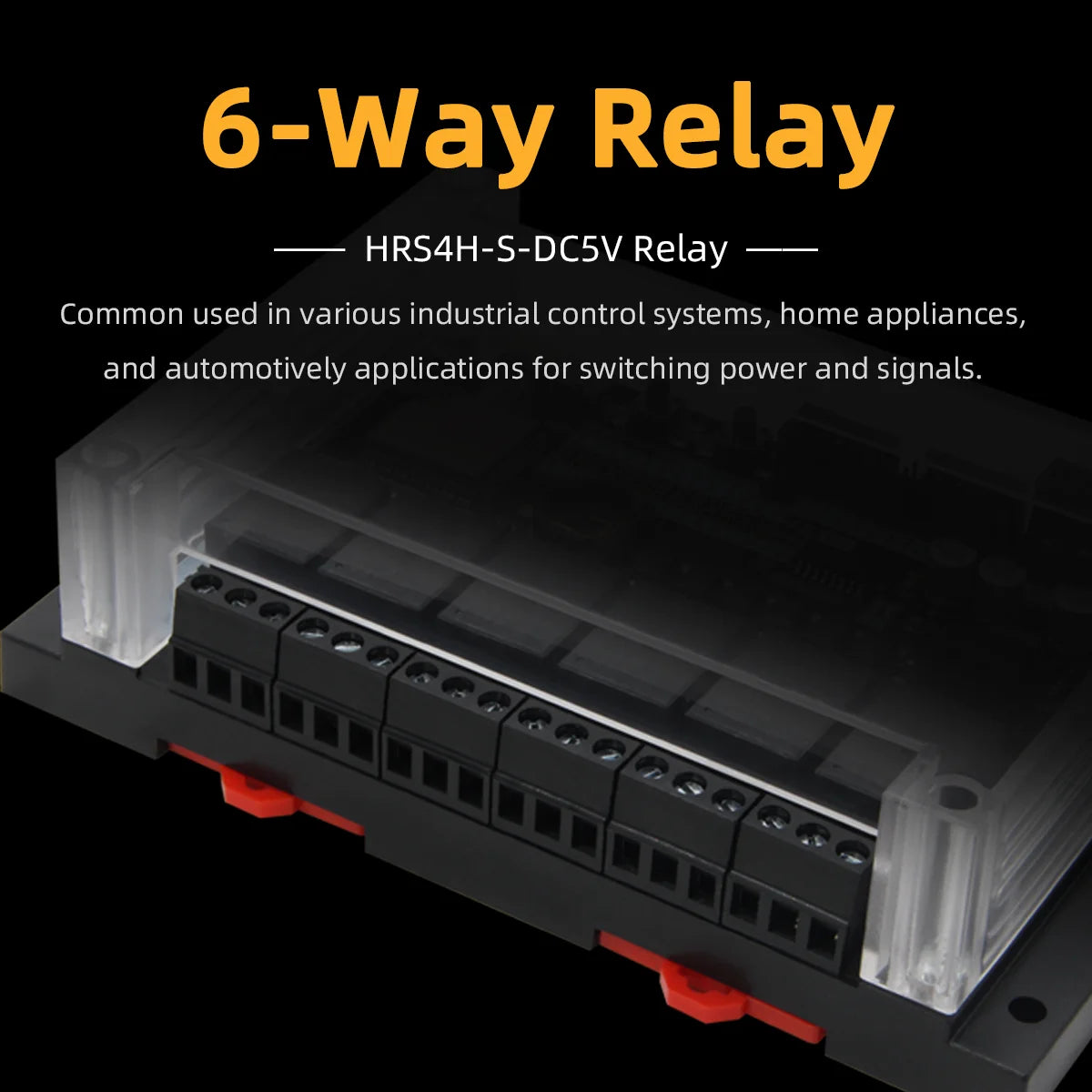 LILYGO® T-Relay-S3 ESP32-S3 Relay Development Board HRS4H-S-DC5V 6-Way Relays Module Expandable 24-Way LCD Display With DIN Snap