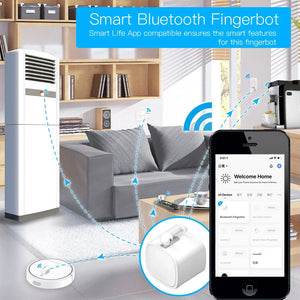 Type C Chargeable Tuya Bluetooth Smart Finger Robot Switch Button Pusher Bot Remote Control Appliance Google Home Alexa Voice
