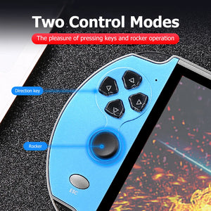 X7 Handheld Game Console 4.3Inch HD Screen Handheld Portable Video Player Built-in Classic Free Games