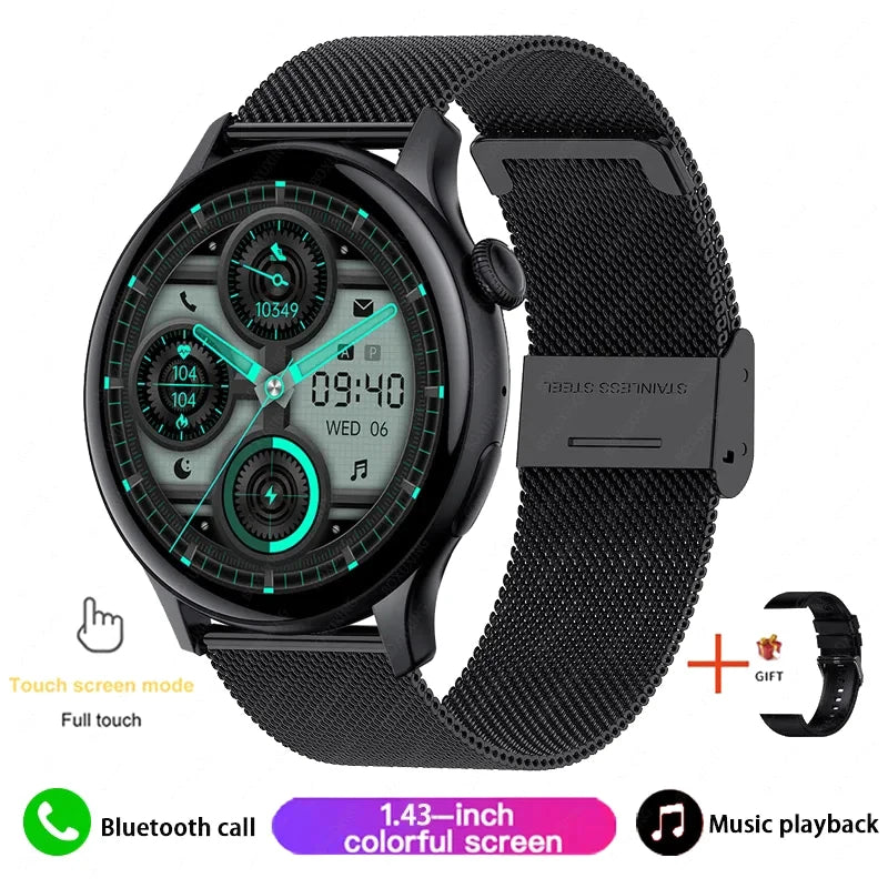 Xiaomi Mijia New Women Bluetooth Call Smartwatch Always Display Time Heart Rate Sports Health Monitoring Music GT4 Smart Watches