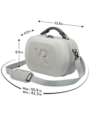 for PSVR2 Storage Bag VR Headset EVA Hard Waterproof Protective Box Portable Strap Handbag VR Carrying Case for Apple Vision Pro