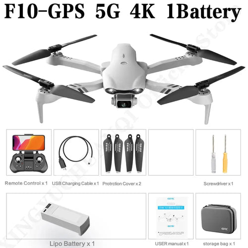 4K HD Dual Camera Drone with GPS - Stereotech