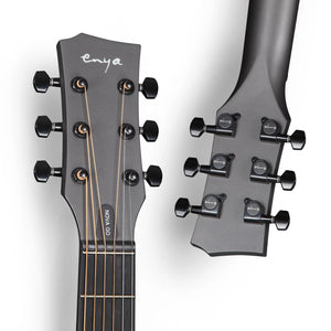 Enya NOVA GO SP1 Electric Guitar Smart Carbon Fiber Acoustic 35 Inch with Pickup, Case, Strap, Cable Travel Guitarra Violão