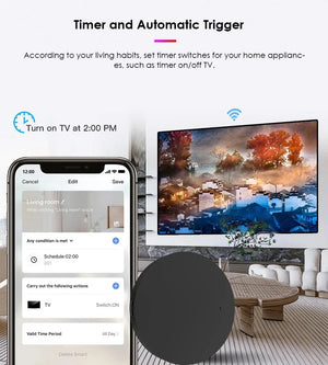 Tuya WiFi IR Remote Control Smart Universal Infrared Smart Home Control for TV DVD AUD AC Works with Alexa Google Home Alexa - Stereotech