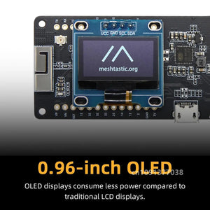 LILYGO® TTGO Meshtastic T-Beam LoRa ESP32 Development Board 433/868/915MHz LoRaWAN Module Circuits With WiFi Bluetooth GPS OLED