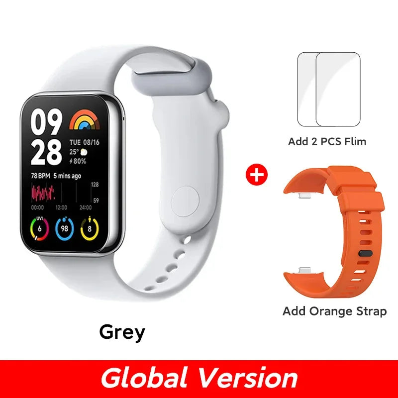 Xiaomi Mi Band 8 Pro Global Version Smart Wristband1.74&quot; Color Square AMOLED GNSS Blood Oxygen Heart Rate Monitor Bluetooth 5.3