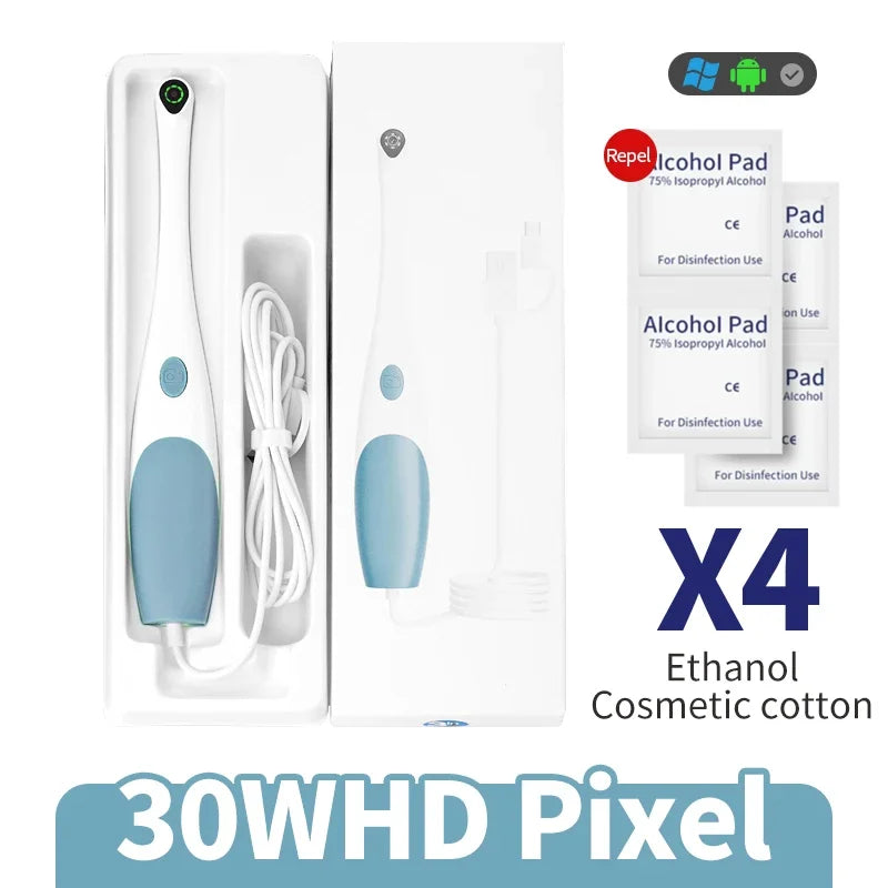 HD Android Apple Visual Mirror Examination 2-In-1 Camera Waterproof Skin Healthy Detecting Cameras For Dentist Observatispection