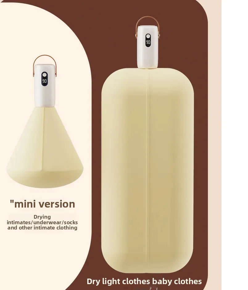 Smart Portable Hanging Dryer Machine Convenient Home Use Clothing Drying Machine Small Size for Rent Dormitory Anti-Mite Disinfe