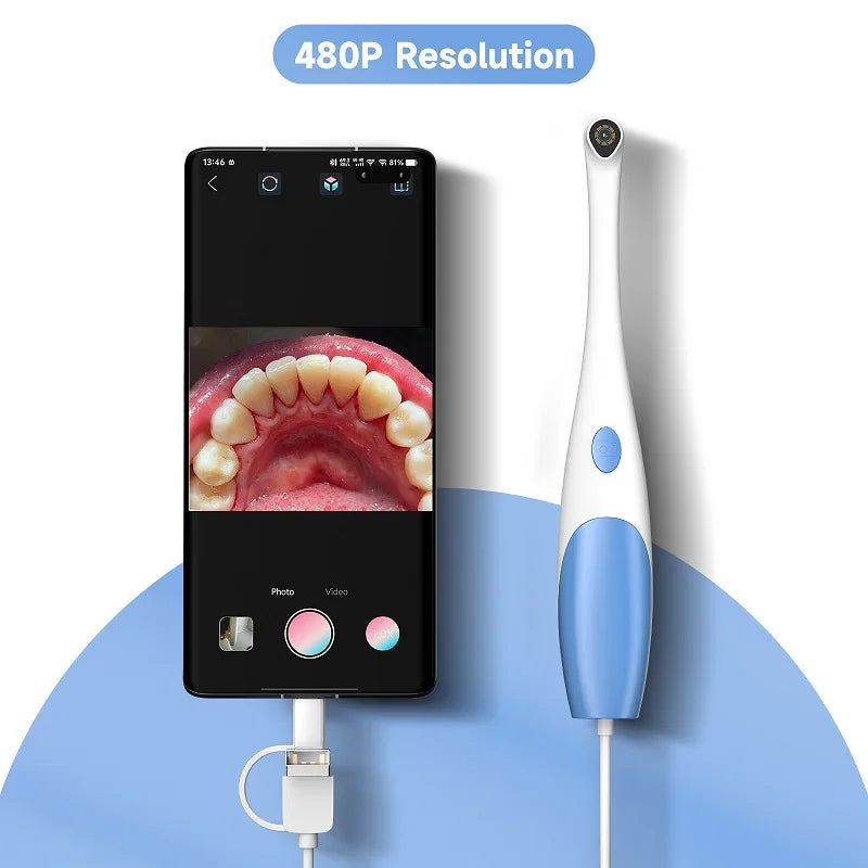 Handheld Android Endoscope Camera 480P HD1080P 3IN1 Type-c Micro USB Camera Inspection Borescope 8 LEDs for Android Phones PC