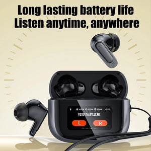 Xiaomi New V11 Wireless Bluetooth Earphones Headphones Outdoor Sport Headset Noise Reduction With Display Touch Control Earbuds