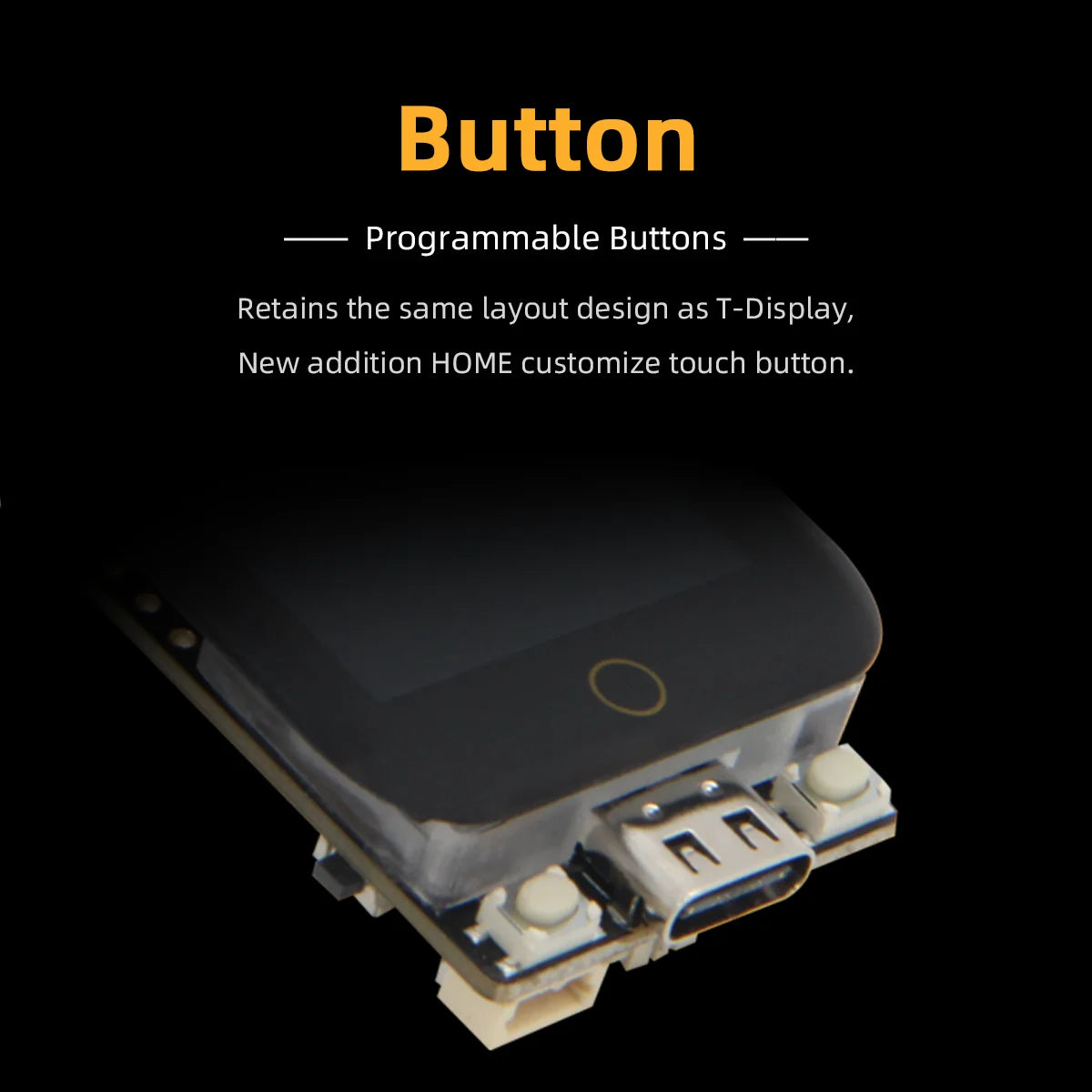 LILYGO® T-Display-S3-Touch Version, 1.9-Inch Display Screen, ESP32-S3 Development Board, Core At 240MHz, WiFi Bluetooth Module