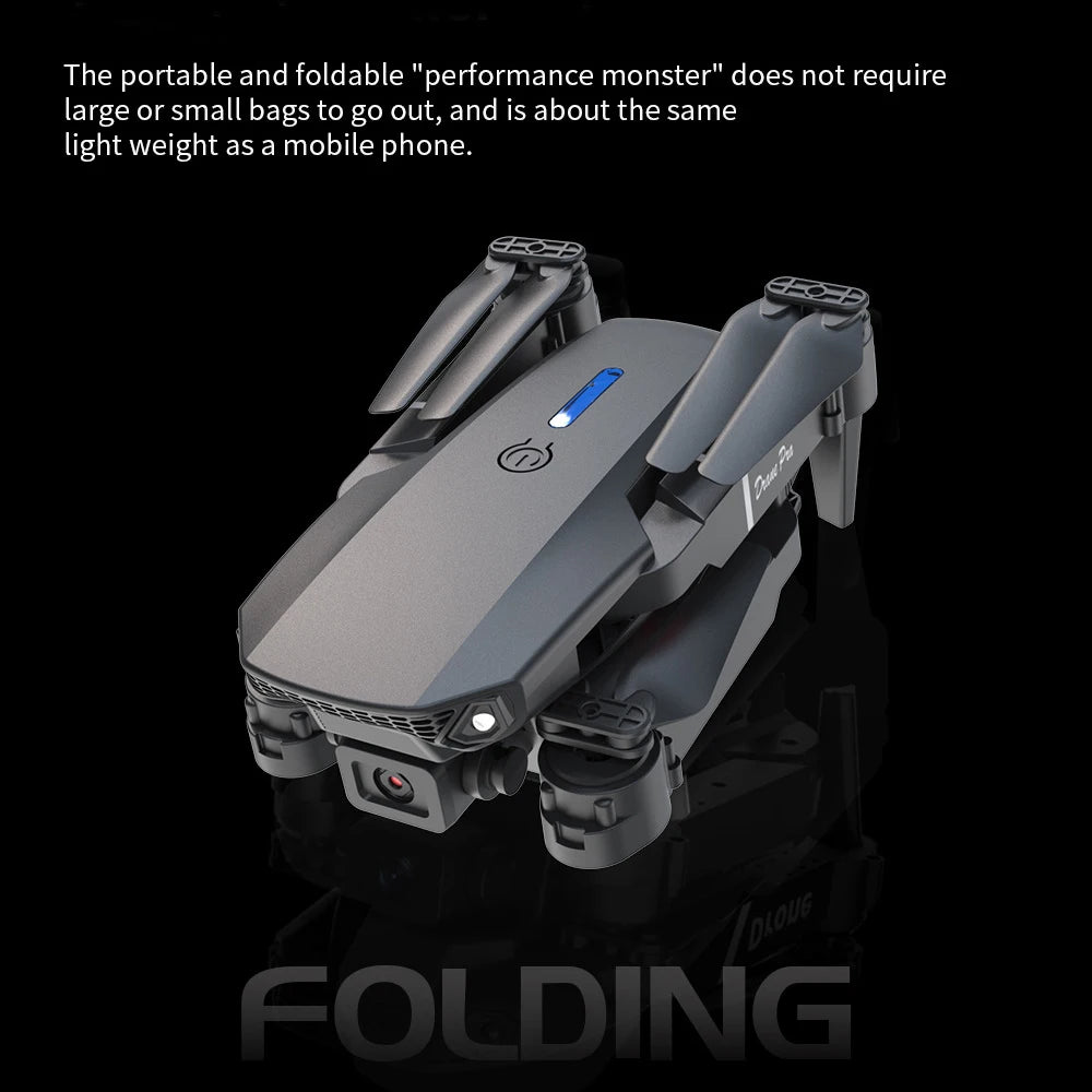 Toys For Boys Girls E88 Pro Mini RC Drone E88Pro Dron 480P Dual Camera 2.4G Wifi Cheap Quadcopter Remote Control Helicopter - Stereotech