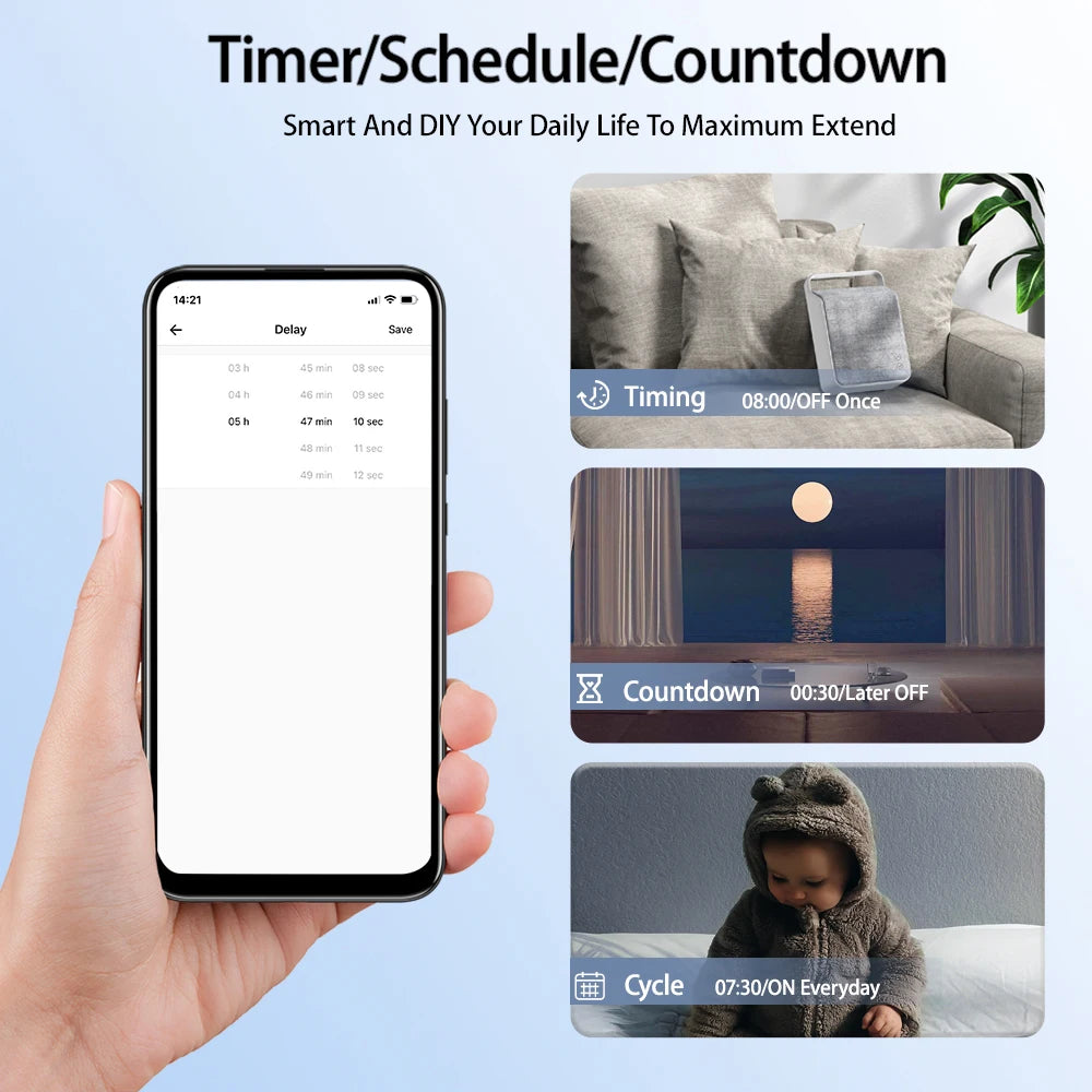 eWeLink 16A 2 Way Mini WiFi Smart Switch Breaker Module Voice Wireless Control for Smart Home eWeLink App Alexa Google Home - Stereotech
