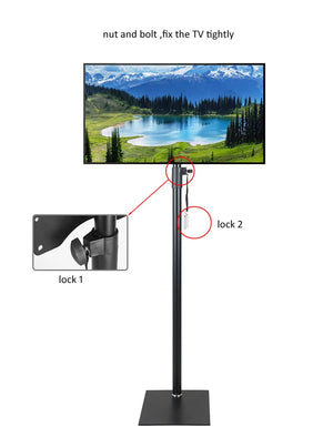 (1500mm high) Steel tilt back forth up down swivel full motion 10"-37" LED LCD TV Cart Flat Panel Plasma TV Trolley Floor Stand