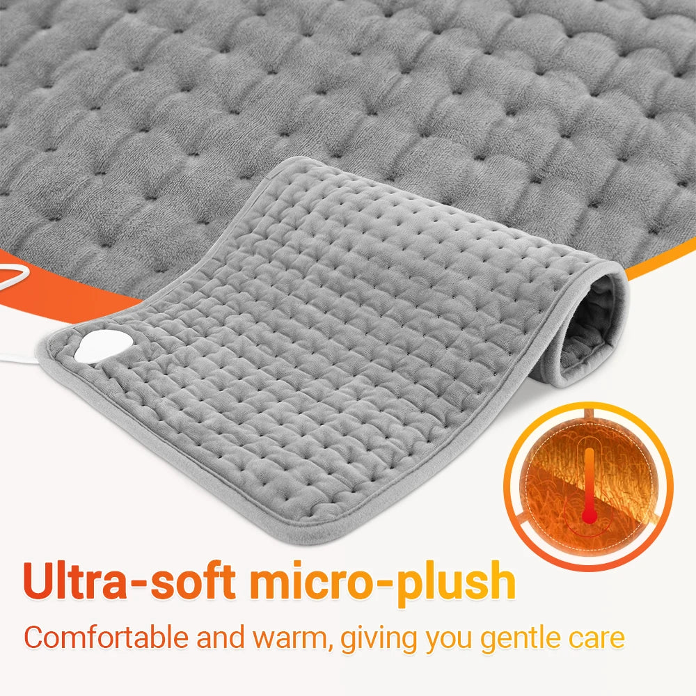 2 In 1 Electric Heating Pad Waist Belt Back Belly Menstrual Uterus Warming Heated Mat Winter Thermal Blanket For Sofa Bed