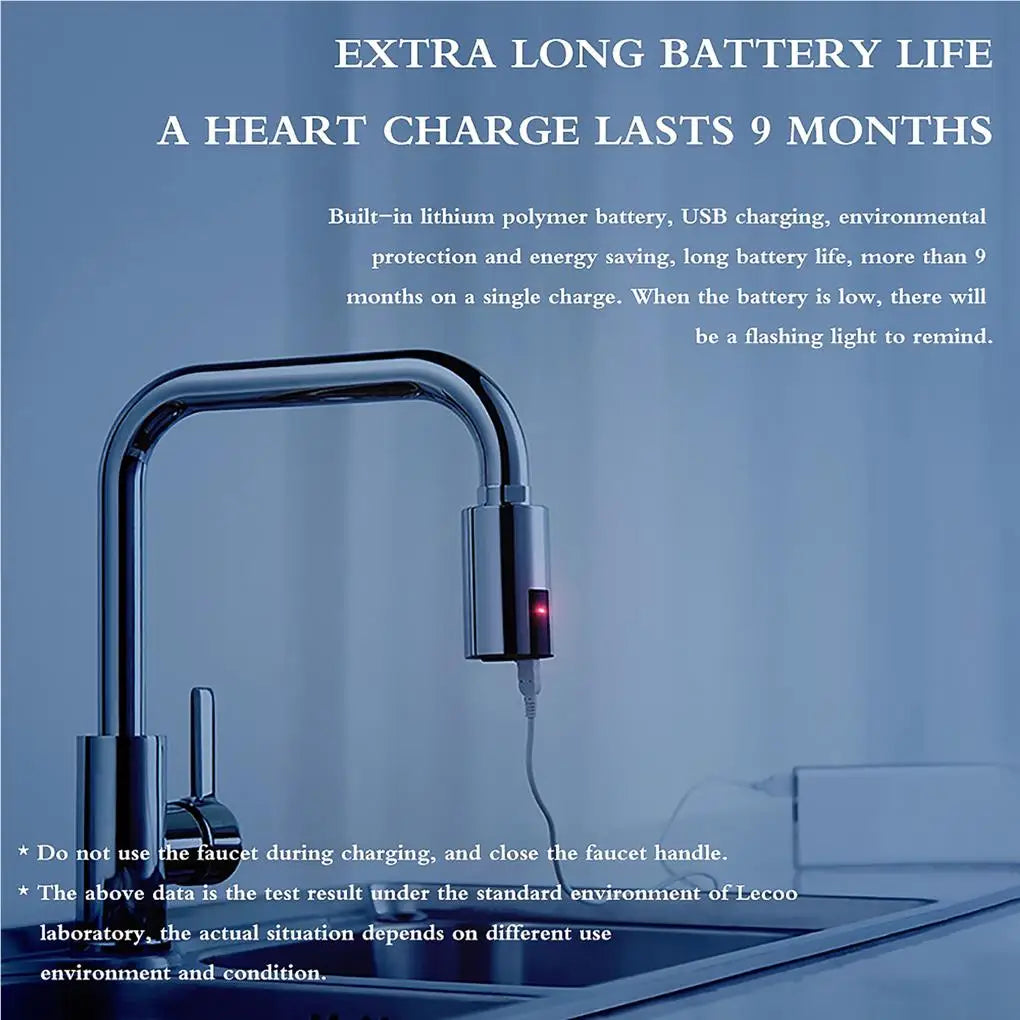 Intelligent Faucet Water-Saving Sensor Mixer Red Light Sensing Automatic Adapter M22/M24 Faucets Nozzle for Bathroom Kitchen