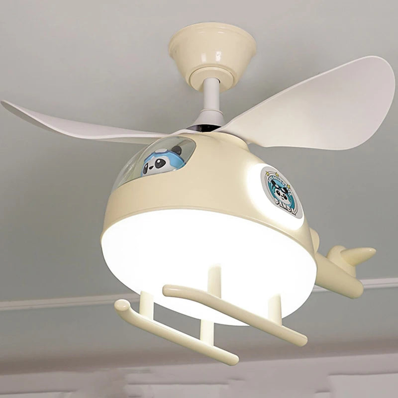 Modern ceiling fan lights, children&#39;s bedroom dining room ceiling fan lights, ceiling lights with led lights indoor lighting