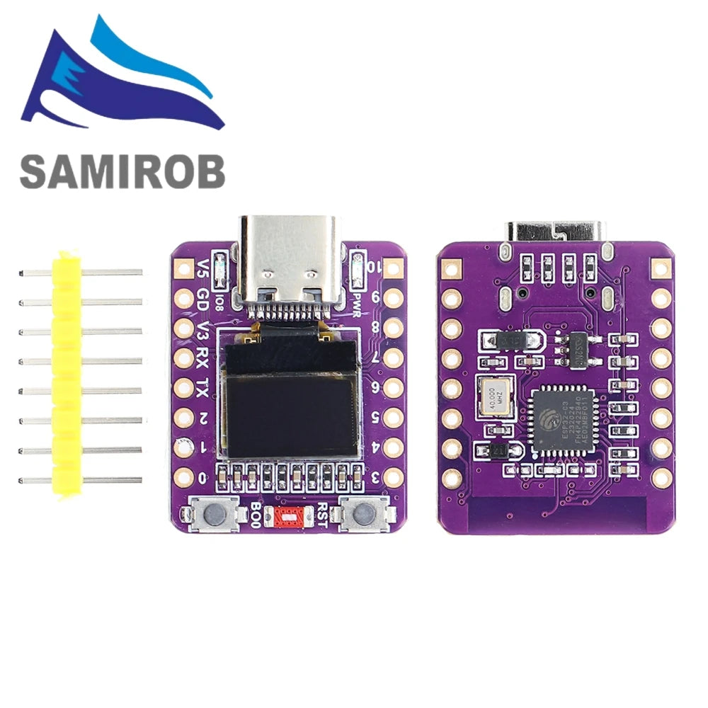 ESP32-C3 OLED development board ceramic antenna ESP32 supermini development board wifi Bluetooth 0.42-inch screen