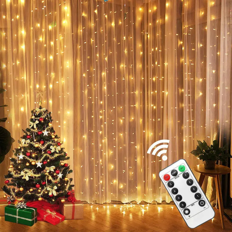 LED Curtain String Lights - Stereotech