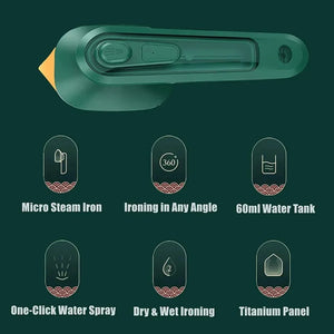 New Handheld Ironing Machine Portable Household Small Mini Steam Iron For Clothes 30W Ironing Machine Home Appliances Travel - Stereotech