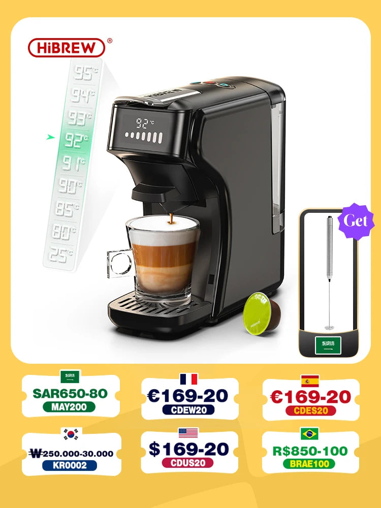 Multiple Espresso Cappuccino Coffee Maker - Stereotech