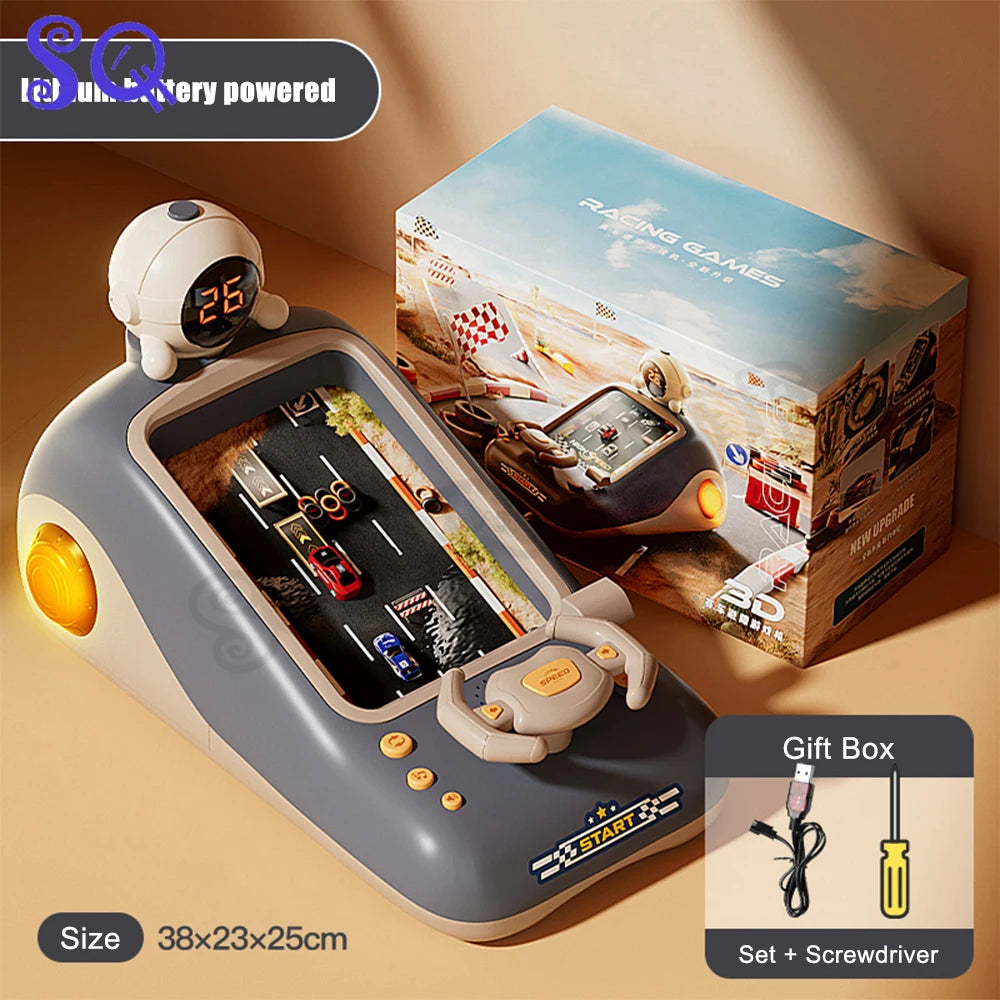 Mini Time Racing Game Console Desktop Decorations Arcade Game For Retro Game