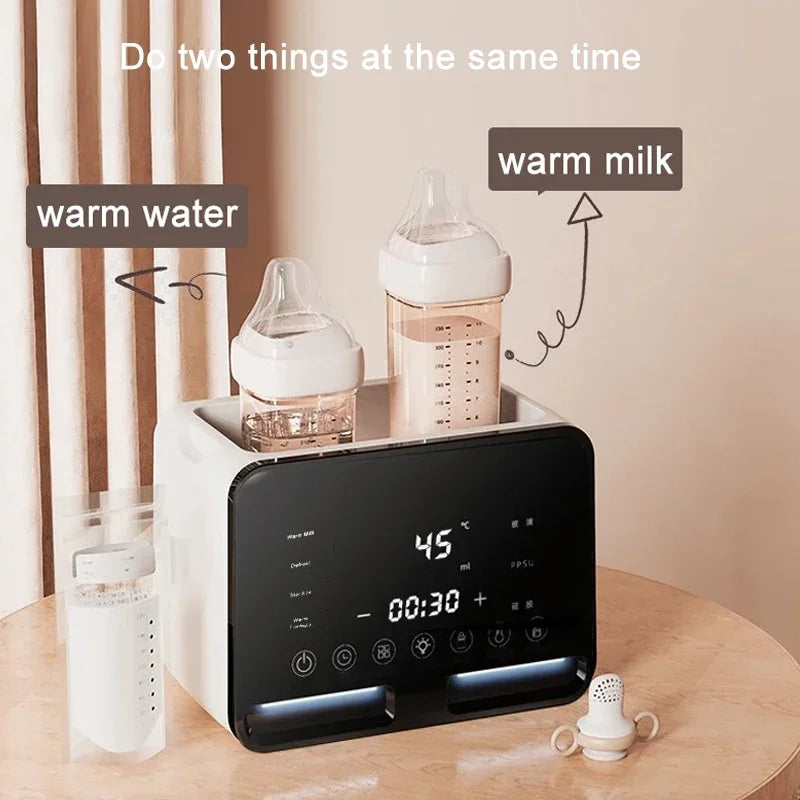 Newborn Baby Feeding Bottle Warmer &amp; Sterilizers with Timer Accurate Temperature Control Food Milk Warmers Baby Accessories