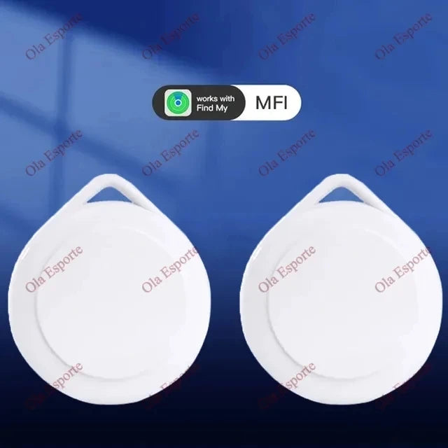 Smart Bluetooth GPS Tracker Works with Find My APP Anti Lose Reminder Device for Iphone Tag Replacement Locator MFI Rated