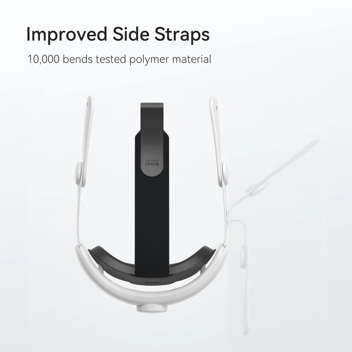 KIWI design Comfort Head Strap Compatible with Quest 3 Adjustable Elite Strap Replacement for Enhanced Support VR Accessories