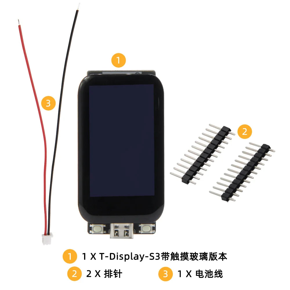 LILYGO® T-Display-S3 ESP32-S3 1.9 inch ST7789 LCD Display Development Board WIFI Bluetooth5.0 Wireless Module 170*320 Resolution
