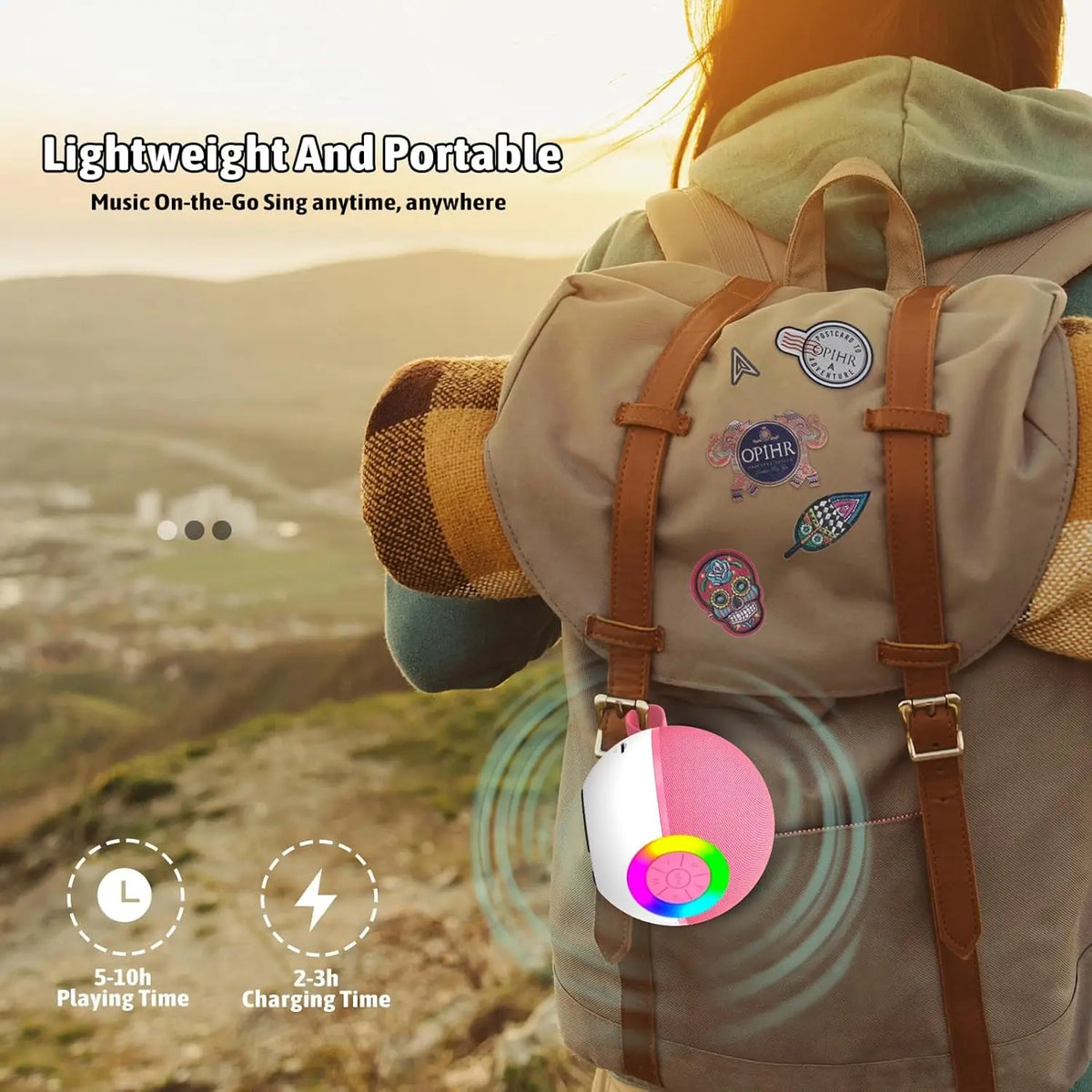 BlueTooth Wireless Microphone Mini Portable Karaoke Mic with Speaker for Kids Children Birthday Holiday Gifts - Stereotech